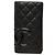 Portafoglio lungo Chanel Cambon Line in pelle nera Nero
