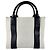 Borsa a mano e a tracolla Balenciaga in tela Nero Crudo - vista 3