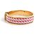 Hermès Hermes HERMES Bracciale Rigido Click H Metallo Smalto Arancione Oro D'oro - vista 2
