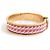 Hermès Hermes HERMES Bracciale Rigido Click H Metallo Smalto Arancione Oro D'oro - vista 4