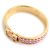 Hermès Hermes HERMES Bracciale Rigido Click H Metallo Smalto Arancione Oro D'oro - vista 5