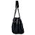 Borsa a tracolla Chanel V-Stitch in tela e pelle nera Nero - vista 2