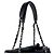 Borsa a tracolla Chanel V-Stitch in tela e pelle nera Nero - vista 9
