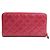 Cartera larga Chanel de piel charol rosa - vista 2