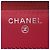 Cartera larga Chanel de piel charol rosa - vista 5