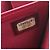 Cartera larga Chanel de piel charol rosa - vista 7