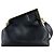 Borsa a tracolla Fendi in pelle nera Nero