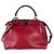 Peekaboo Mini borsa Fendi in pelle rossa