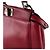 Peekaboo Mini borsa Fendi in pelle rossa - vista 6