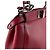 Peekaboo Mini borsa Fendi in pelle rossa - vista 7