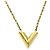 Collana Essential V Metal Louis Vuitton D'oro