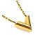Collana Essential V Metal Louis Vuitton D'oro - vista 2