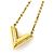 Collana Essential V Metal Louis Vuitton D'oro - vista 4