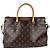 Borsa a tracolla Louis Vuitton Monogram Pallas Marrone Monogramma