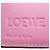 Carteira bi-fold Loewe em tela revestida rosa - vista 7