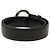 Bulgari Bvlgari Black Leather Belt with Circle Logo Buckle - view 3