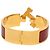Hermès Bracciale con Charms Hermes Clic Clac H PM Rosso D'oro - vista 4