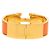 Hermès Pulsera Hermes Clic Clac H PM en Oro Naranja Dorado - vista 3