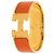 Hermès Pulsera Hermes Clic Clac H PM en Oro Naranja Dorado - vista 5
