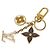 Louis Vuitton Monogram Porte Clés Spring Street Keychain Marrone Rosa Bianco Monogramma - vista 2
