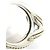 Anello a fascia Tiffany & Co. in argento sterling e oro giallo - vista 6