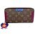 Cartera Zippy Totem Long Monogram Canvas Louis Vuitton Castaño