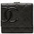 Cartera bi-fold Chanel Matelassé Coco Mark Cambon Negro