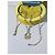 Collana Gucci GG Running Rainbow Diamond Double G D'oro - vista 5