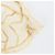 Foulard Chanel in seta Coco Mark beige e oro D'oro - vista 10