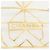 Foulard Chanel in seta Coco Mark beige e oro D'oro - vista 12