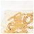 Foulard Chanel in seta Coco Mark beige e oro D'oro - vista 3