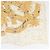 Foulard Chanel in seta Coco Mark beige e oro D'oro - vista 5