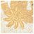 Foulard Chanel in seta Coco Mark beige e oro D'oro - vista 6