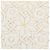 Foulard Chanel in seta Coco Mark beige e oro D'oro - vista 8