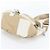 Borsa a tracolla in pelle e nylon Tessuto con logo triangolare Prada Bianco Beige - vista 4