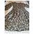 Burberry Brit Seidenkleid Camouflage Grün Grau - Ansicht 4