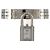 Hermès Hermes Kelly D 1P KE4.130 Stainless Steel Quartz Uhr