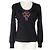 Versace Bijou Cross Wollpullover Schwarz