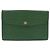 Borsa a pochette Louis Vuitton Montaigne27 in pelle Epi Verde