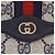 Pochette Gucci GG Supreme Canvas Bleu - vue 13