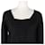 Top de algodón plisado Chanel Negro - vista 2