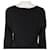 Top de algodón plisado Chanel Negro - vista 4