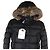Moncler CLUNY GIUBBOTTO Chaqueta de Plumas de Nylon Negro - vista 2