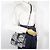 Borsa a tracolla 2 vie Michael Kors GREENWICH PVC Nero - vista 13