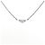 Autre Marque Collana in Pt850 e diamanti Argento