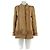 Autre Marque Wildlederjacke mit Pelzfutter Kamel