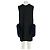 Autre Marque Gilet con ecopelliccia Grigio