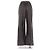Autre Marque Pantalones de cuero marrón Castaño - vista 2
