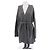 360 Cashmere Cárdigan oversize gris de cachemira