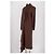 Autre Marque Abito taglio dritto marrone J.D.WOOL - vista 4